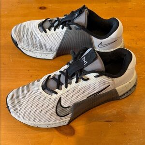 Nike Black and White Mesh Sneakers